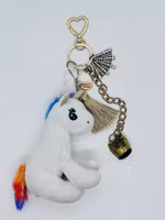 Bag charm unicorn