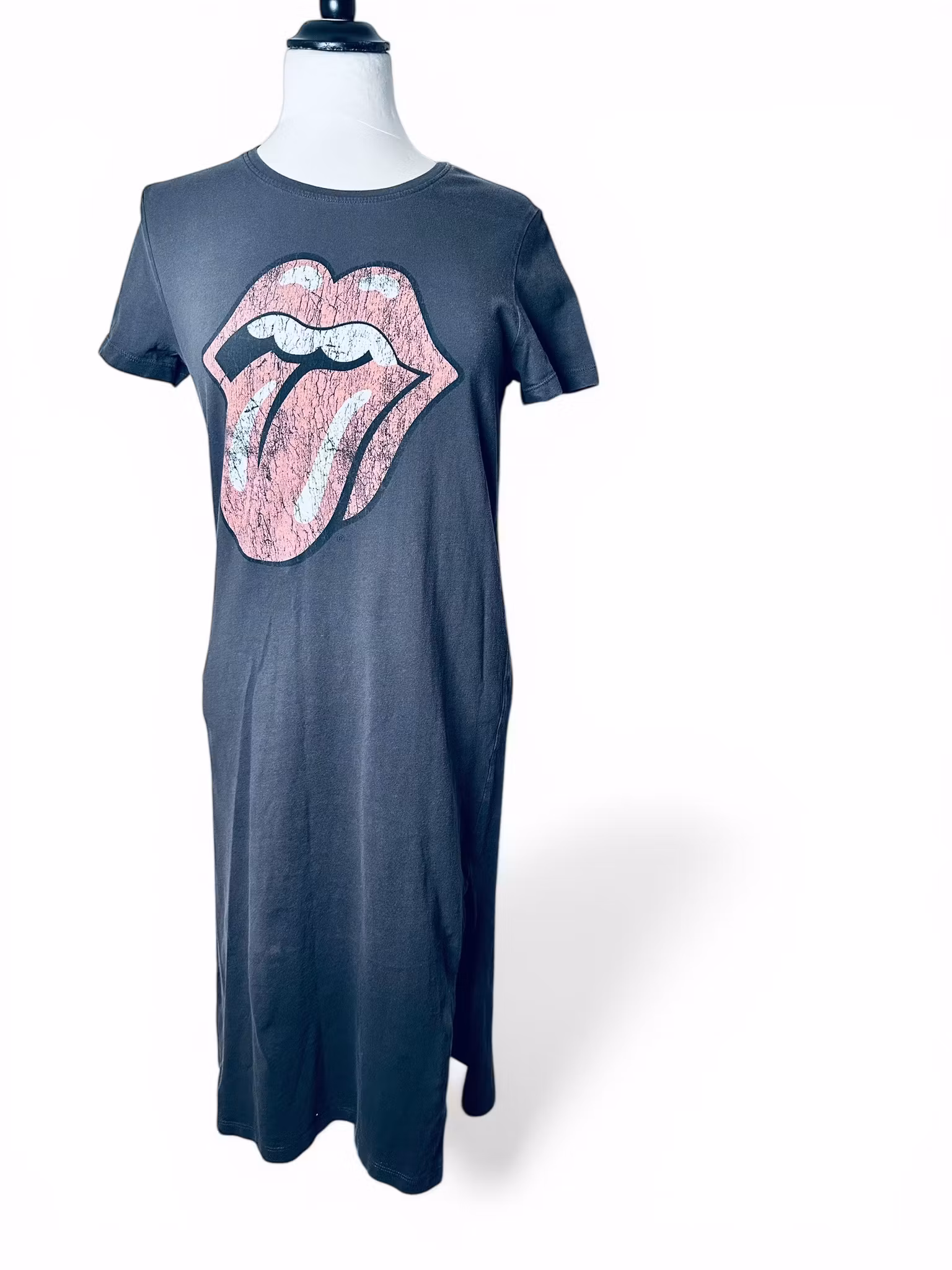 Rolling Stones t-shirt-klänning