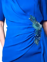 Vintage kornblå klänning