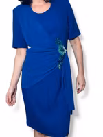 Vintage kornblå klänning