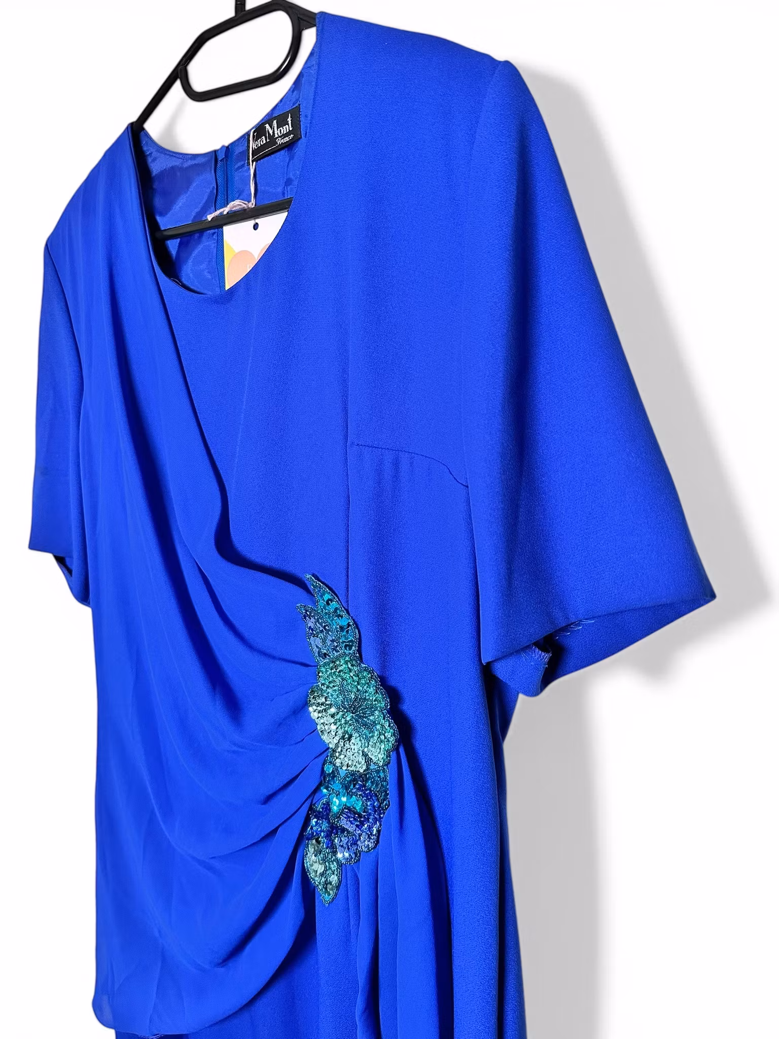 Vintage kornblå klänning