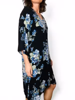 GANNI blommig klänning i viskos