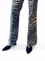 BY MALENE BIRGER zebrarandiga byxor