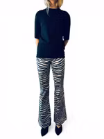 BY MALENE BIRGER zebrarandiga byxor