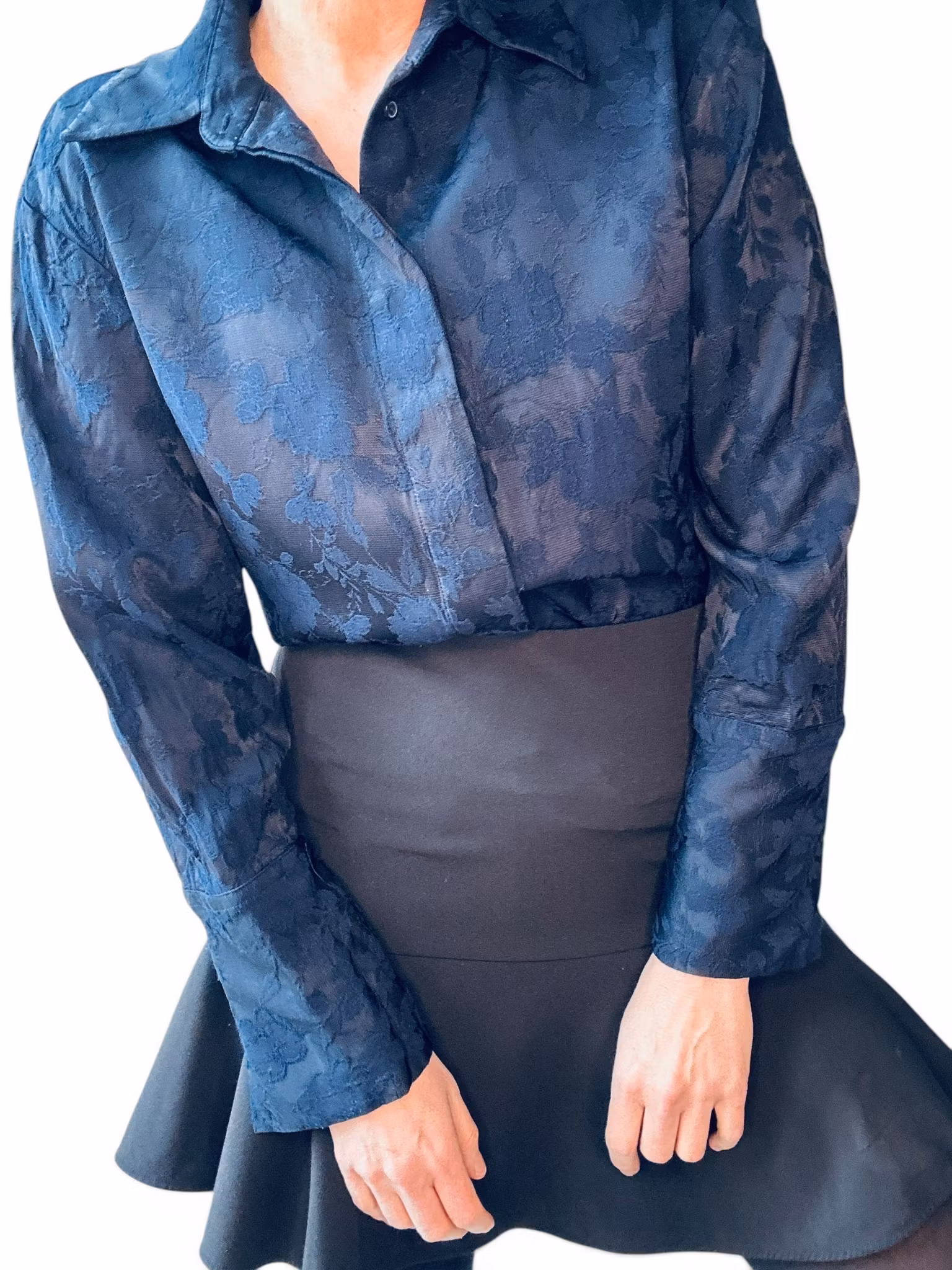 ARKET vippig kort kjol