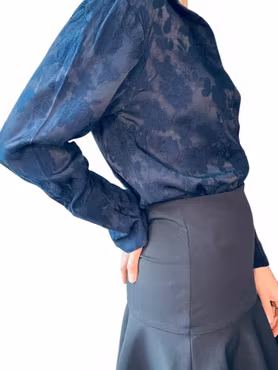 Mönstervävd viskosskjorta & Other Stories Capsule