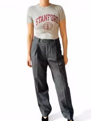 Kritstrecksrandig kostymbyxa