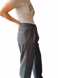 Kritstrecksrandig kostymbyxa