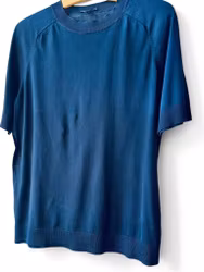 COS finstickad mörkblå topp