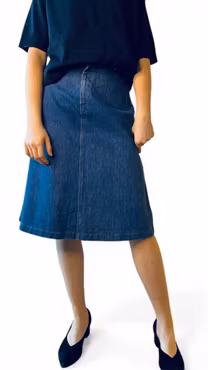 Vintage jeanskjol 70-tal