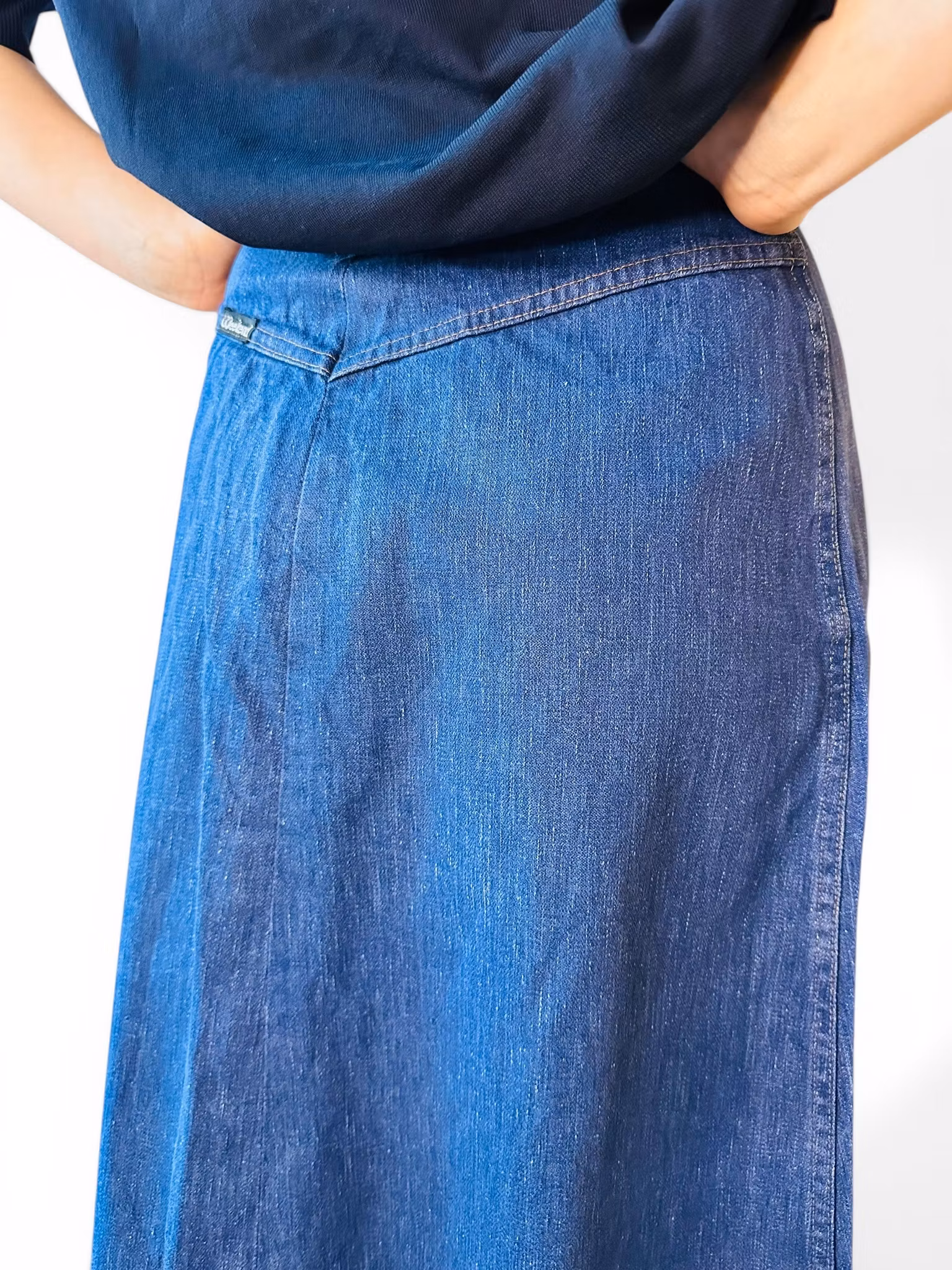 Vintage jeanskjol 70-tal