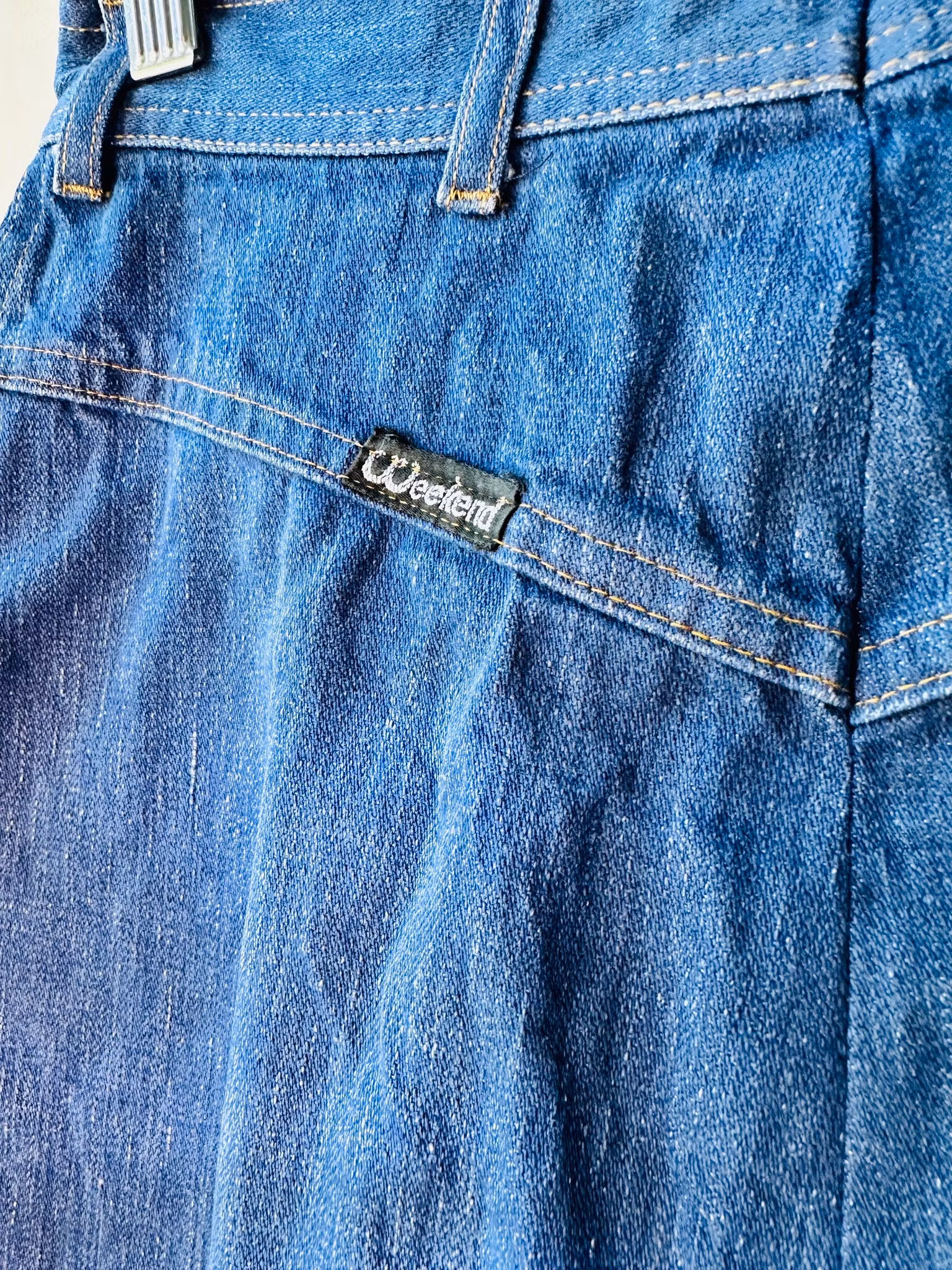 Vintage jeanskjol 70-tal