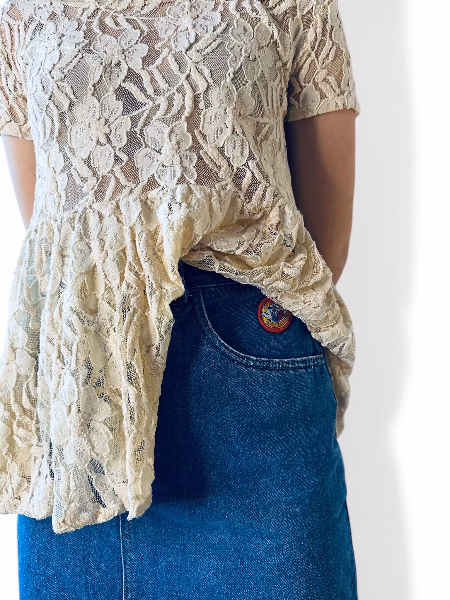 Vintage jeanskjol - 80-tal