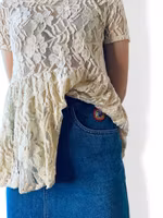 Vintage jeanskjol - 80-tal