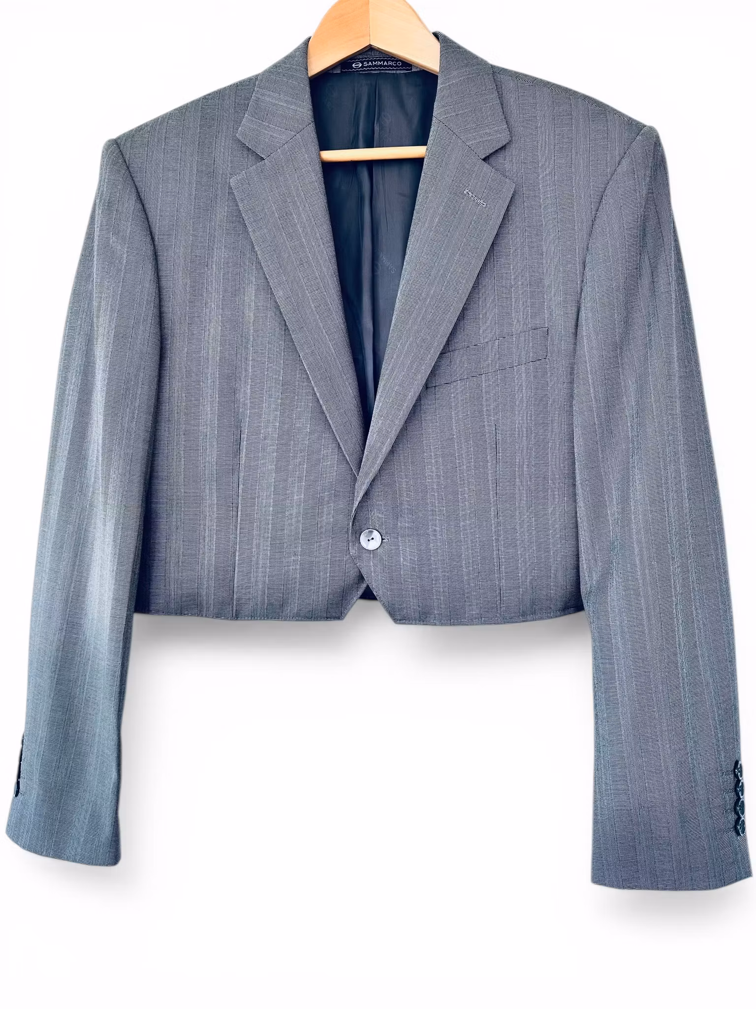 REMAKE: Set - croppad blazer + lace apron skirt