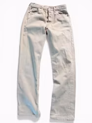 Vintage LEVI'S 501 29/34 beige upplagda