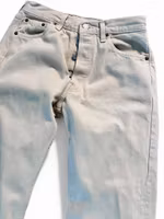 Vintage LEVI'S 501 29/34 beige upplagda