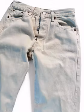 Vintage LEVI'S 501 29/34 beige upplagda