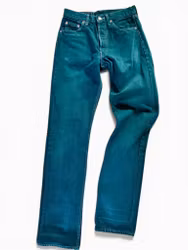 Vintage LEVI'S 501 28/34 gröna - Made in USA