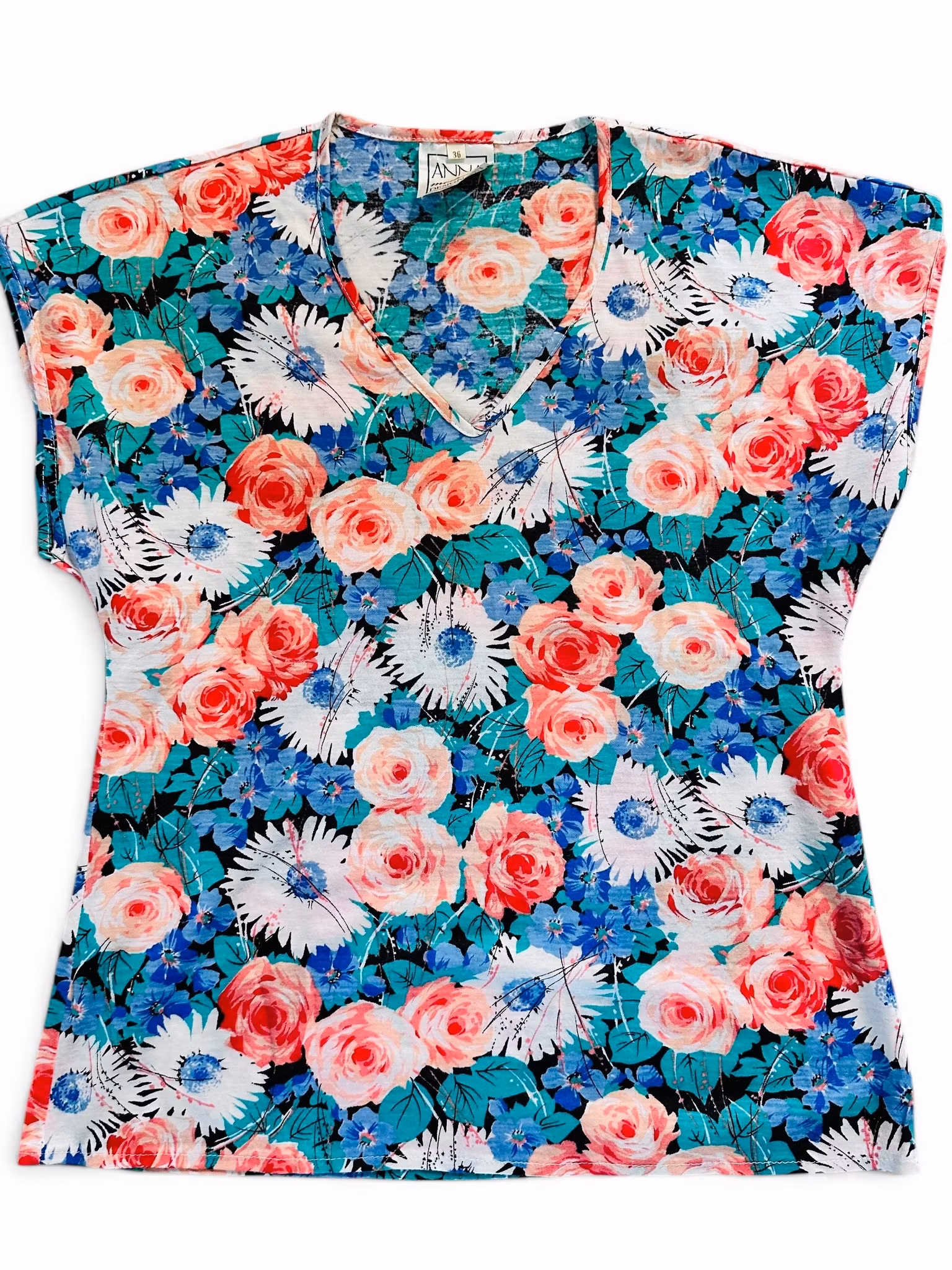 Vintage blommig tisha