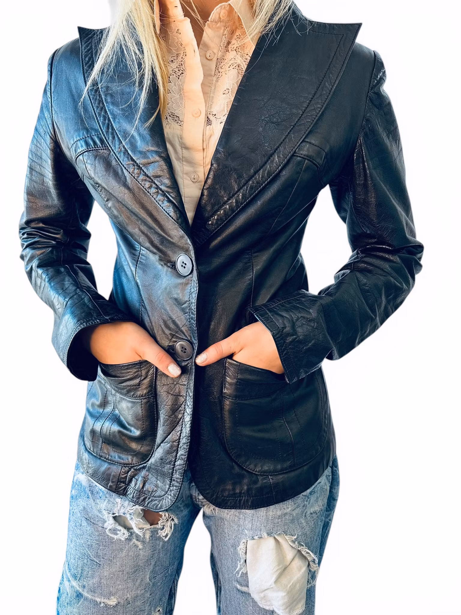 JOFAMA vintage skinnkavaj