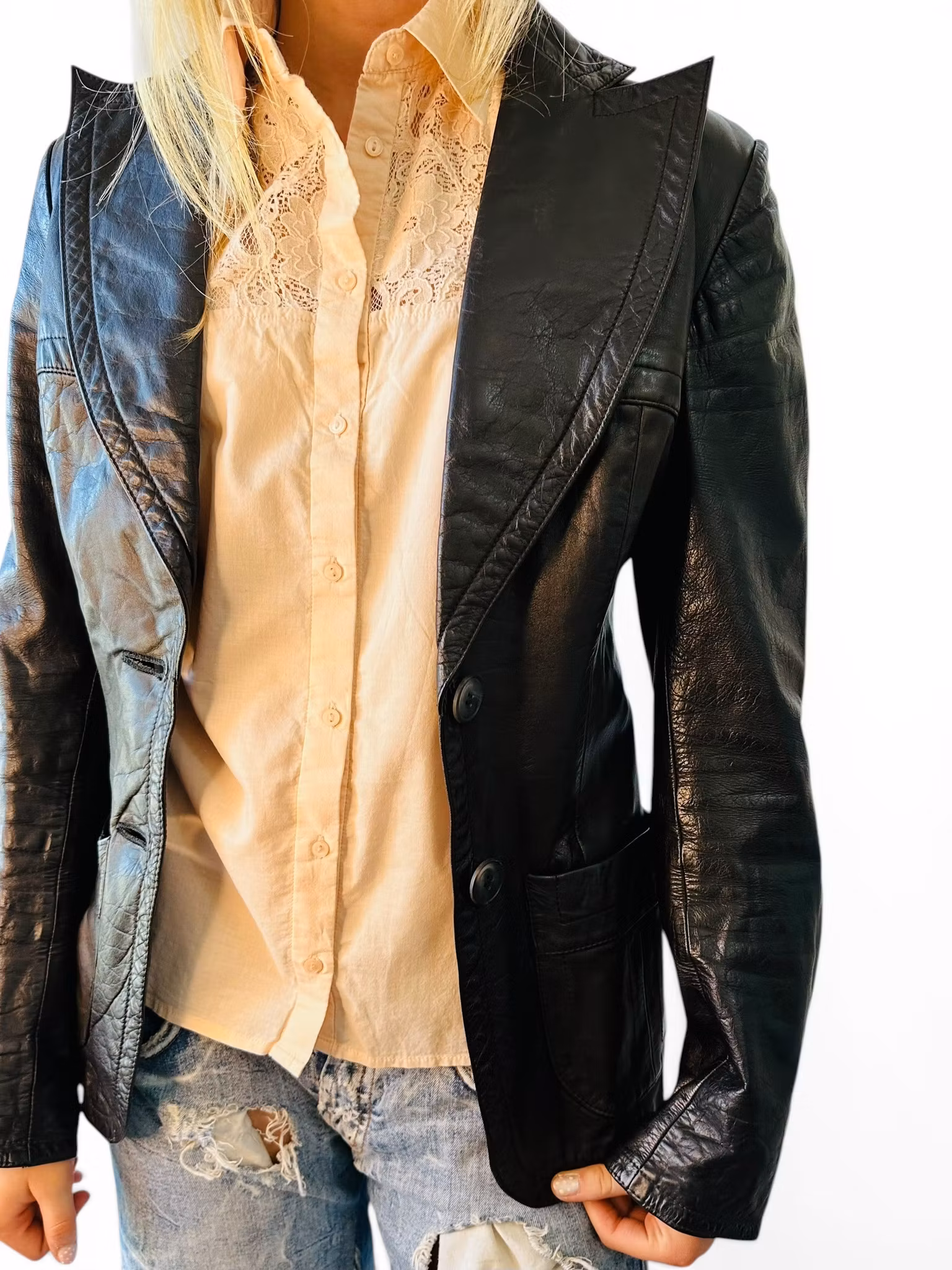 JOFAMA vintage skinnkavaj