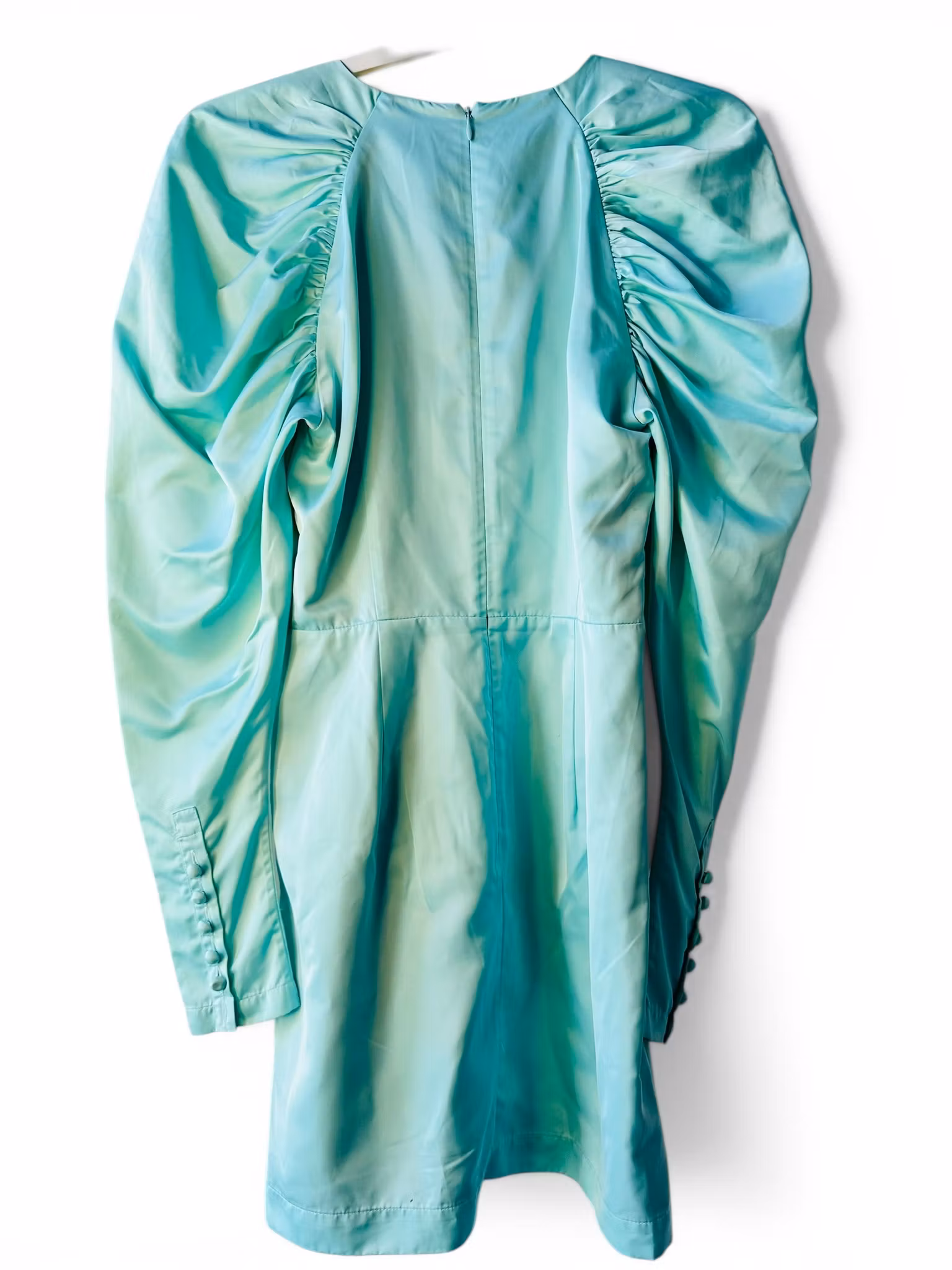 ROTATE klänning i aquamarin