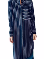 Randig storskjorta i viskos