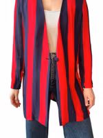 Randig vintage blusjacka