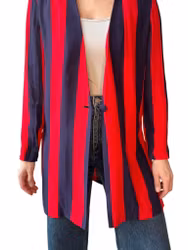 Randig vintage blusjacka