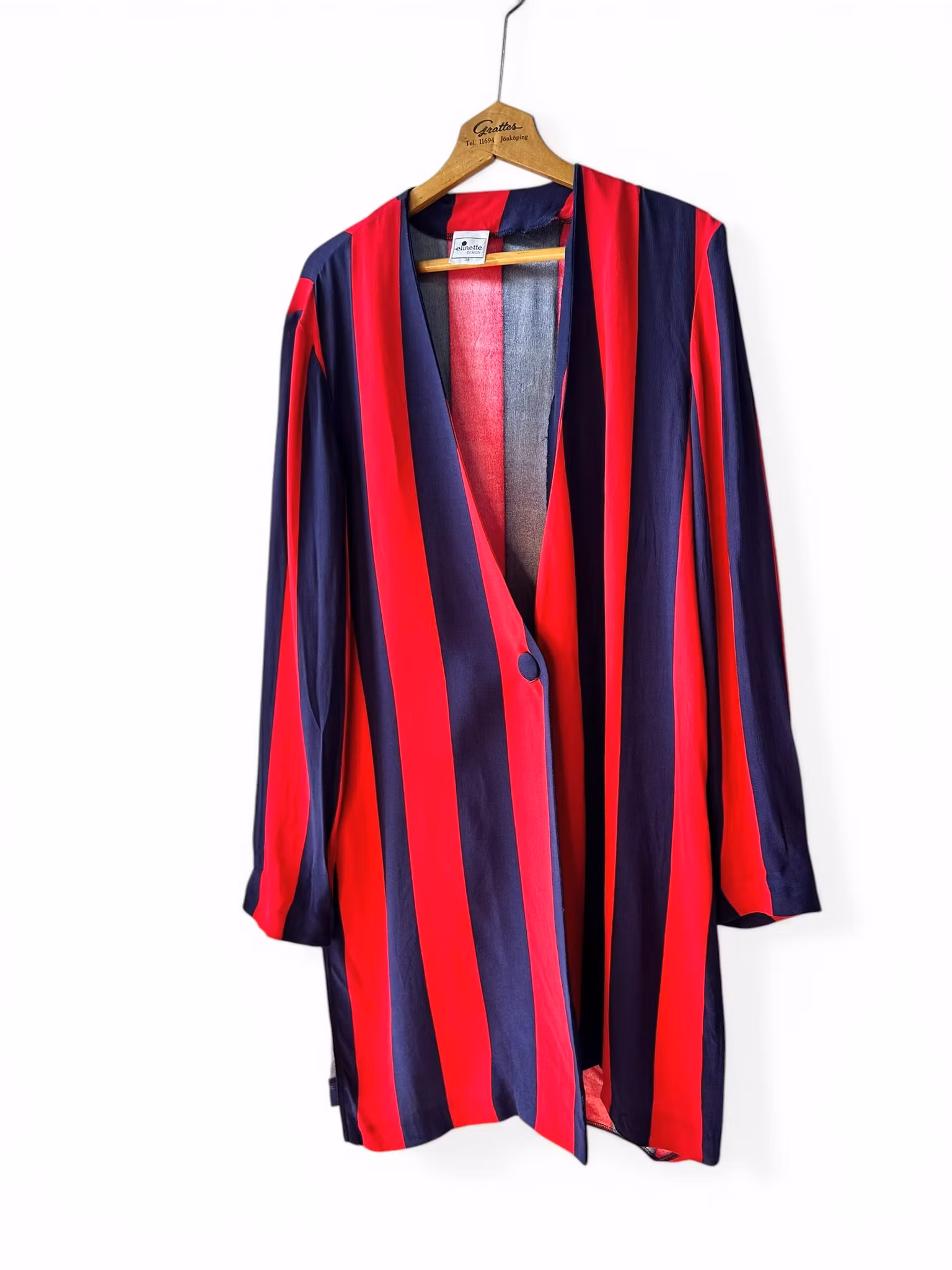 Randig vintage blusjacka