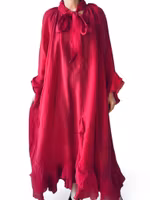 Maxiklänning med volanger