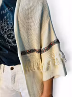 Coachella kofta med fransar