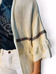 Coachella kofta med fransar