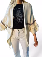 Coachella kofta med fransar