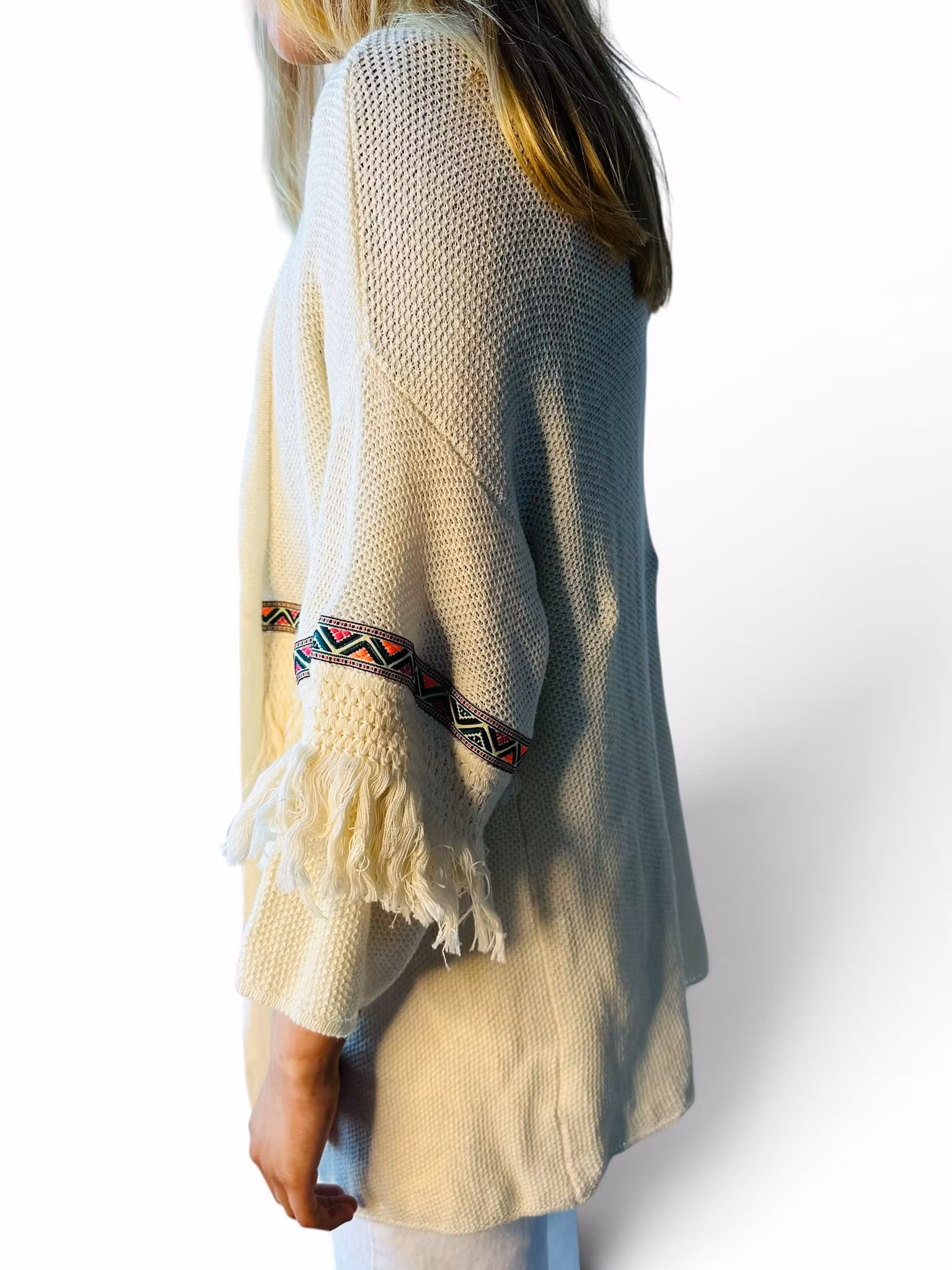 Coachella kofta med fransar