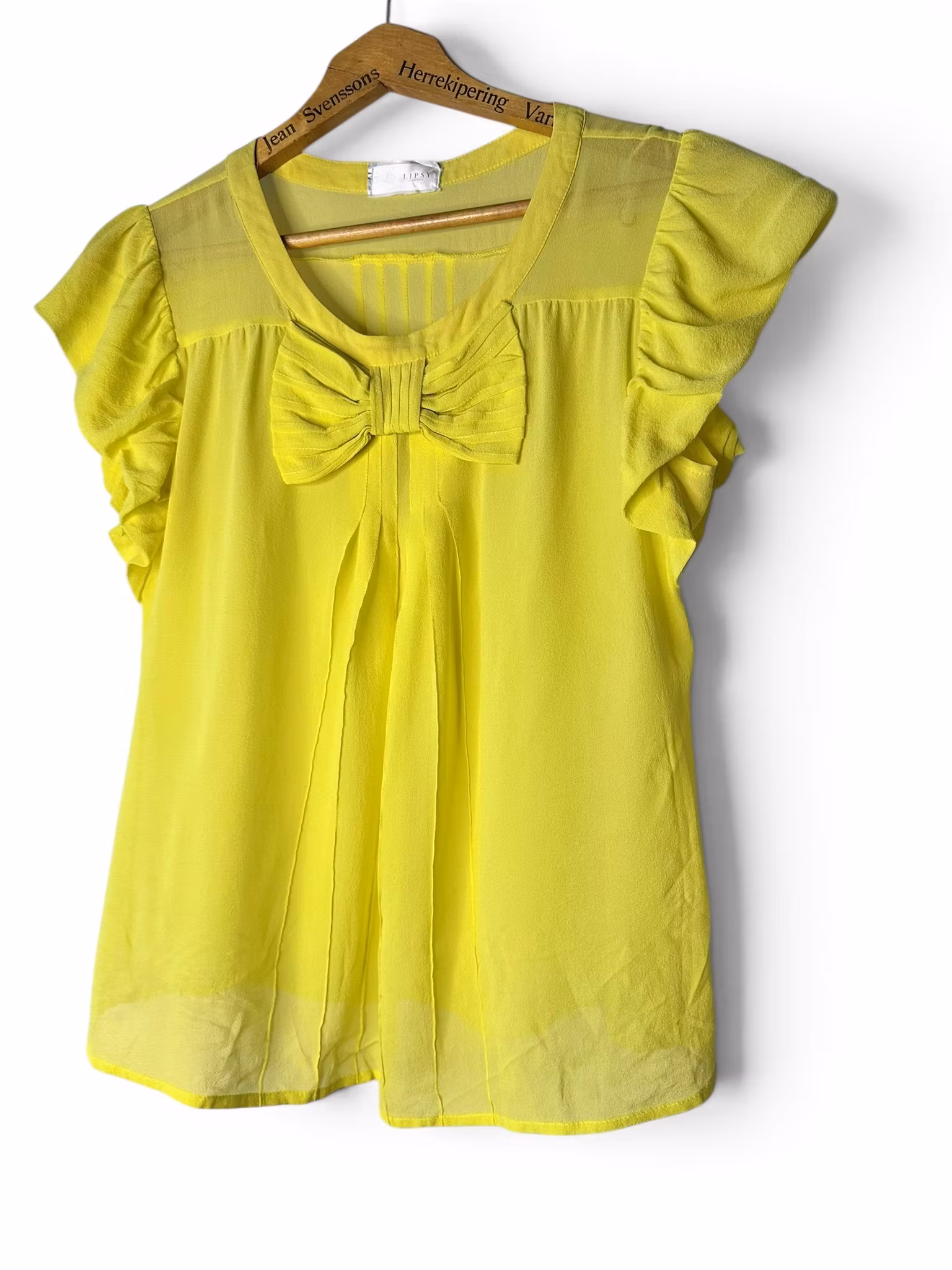 LIPSY neongul sidenblus