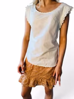 MAISON SCOTCH topp med spets