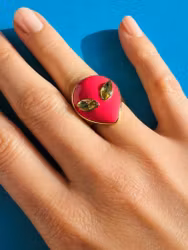 Ring - neonfärgad alien