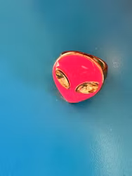 Ring - neonfärgad alien