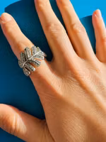 Fjäderformad strassring