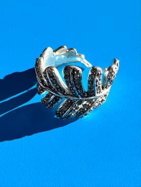 Fjäderformad strassring