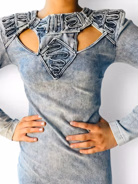 Statement denimklänning från H&M Fashion Against AIDS