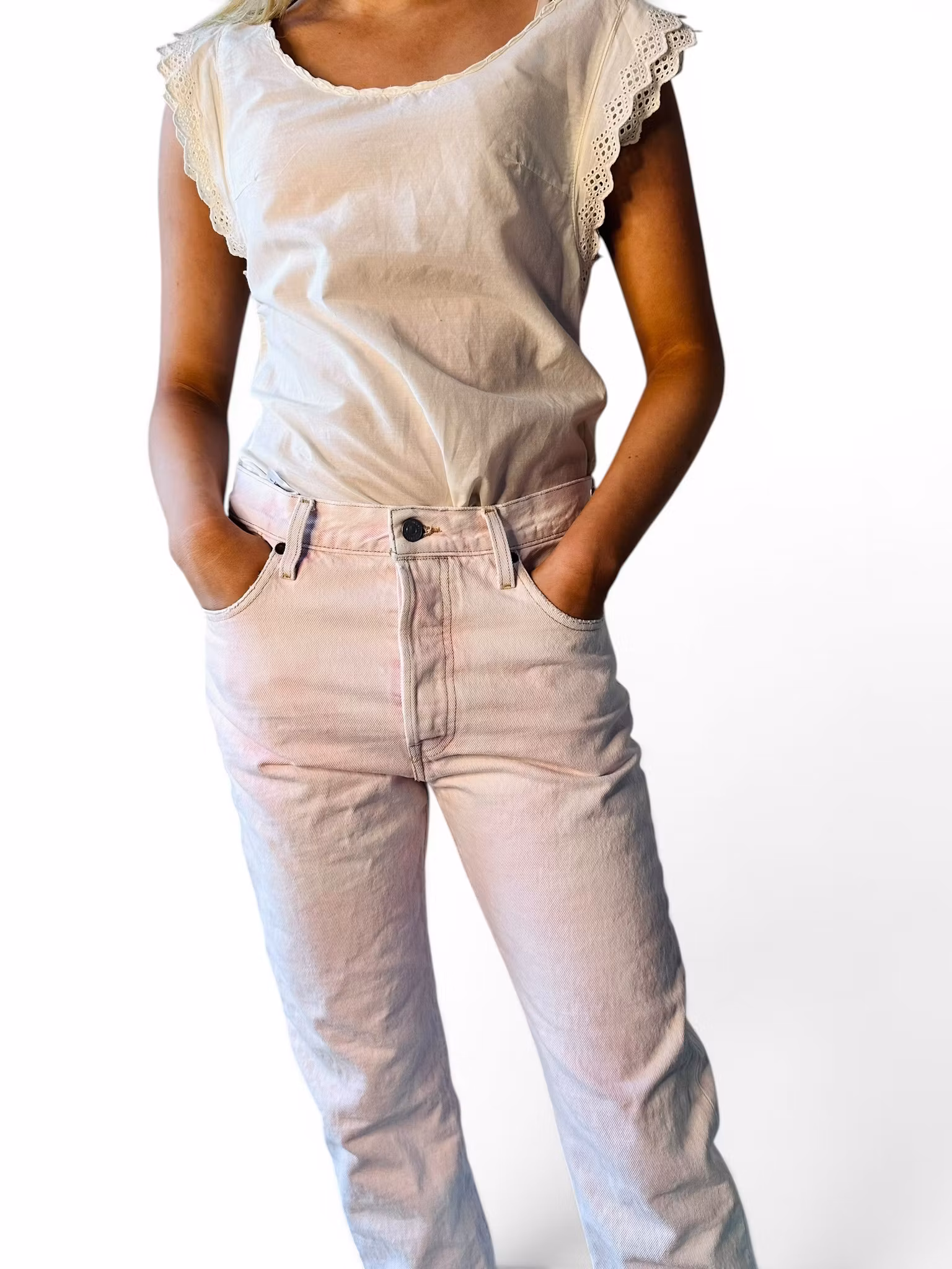 LEVI'S 501 29/30 rosa