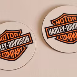 2-Pack Harley Davidson vit