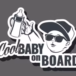 Cool baby on board