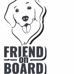 Friend on board (Hund)