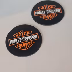 2-pack Harley Davidson svart