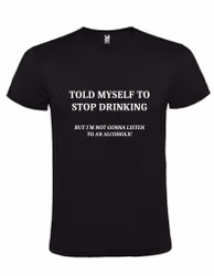 Stop drinking