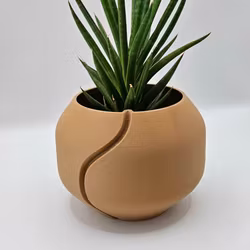 Dekorationskruka – modern design (10×8 cm)